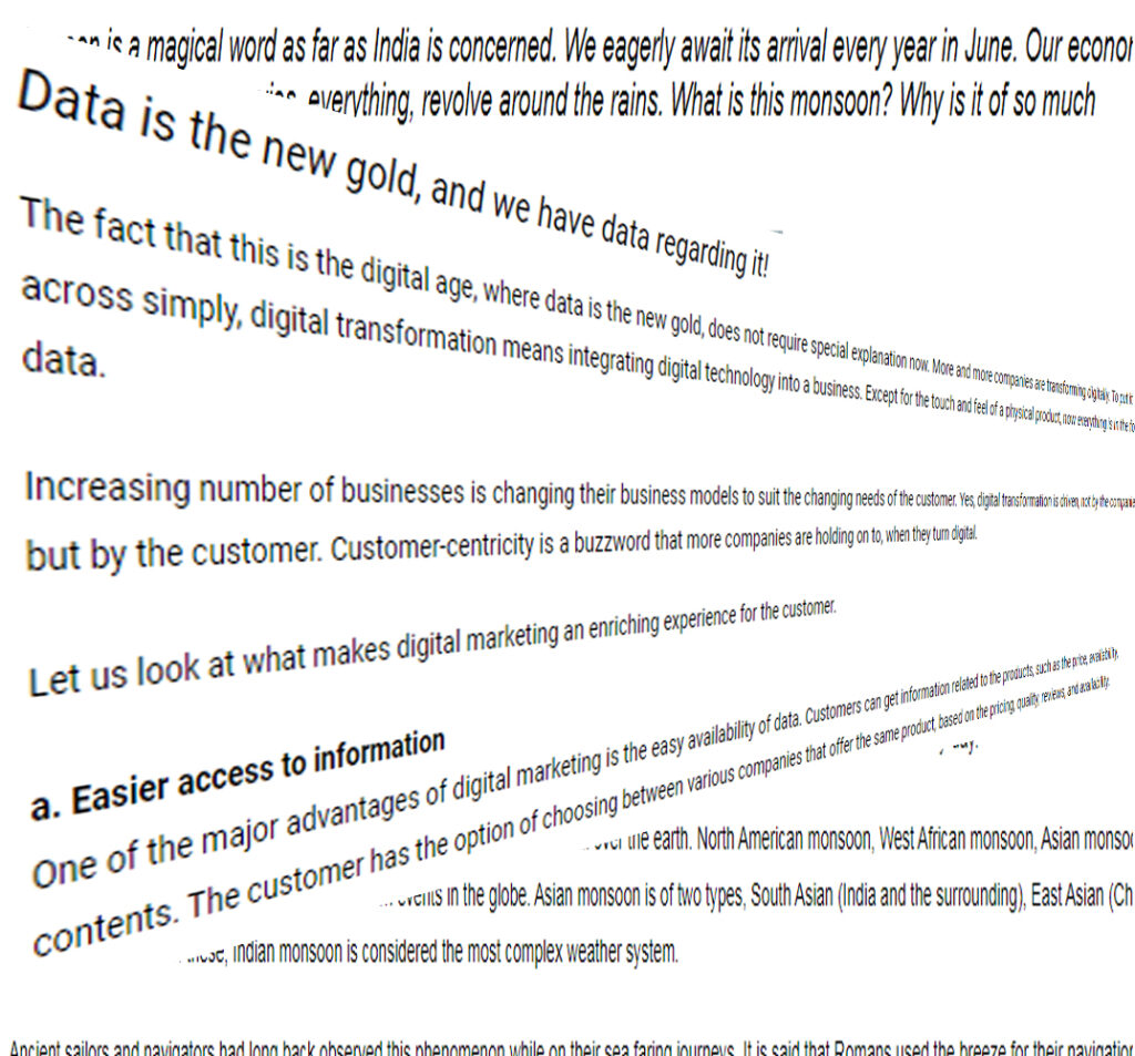 Content Writing, An Introduction